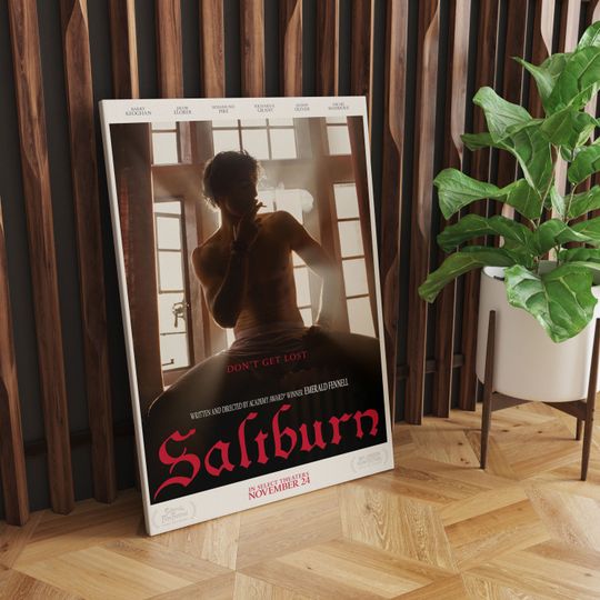 Saltburn Movie Poster 2023 Film, Room Decor Wall Art