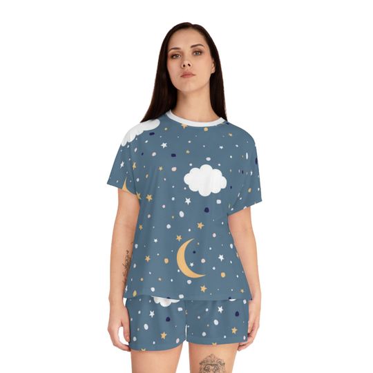 Galaxy Pajamas Set, Women Sleepwear