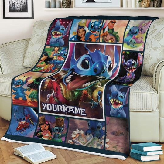Personalized Series Movie Blanket, Magic World Fleece Blanket