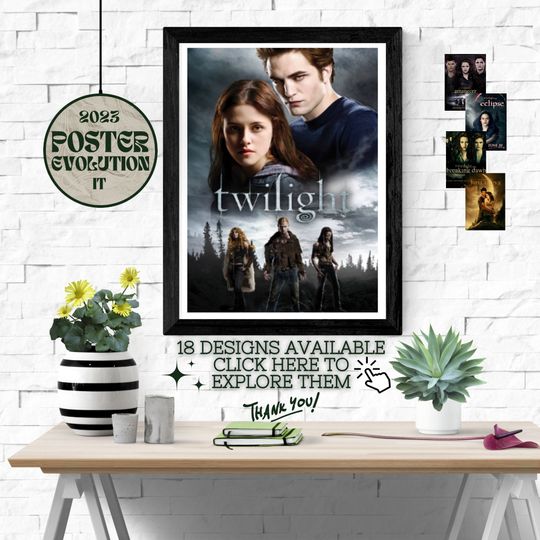 Poster Twilight movie poster, saga, novel, story