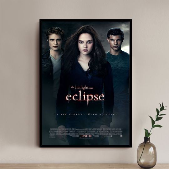 Twilight Eclipse Movie Poster - High quality Canvas