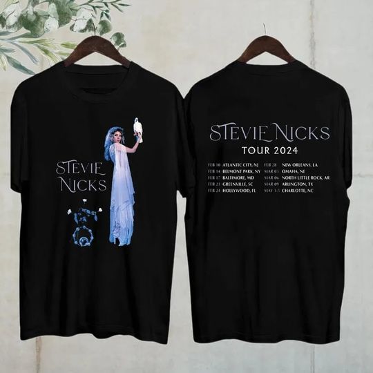 Stevie Nicks 2024 Tour T-Shirt, Fleetwood Mac Band Shirt