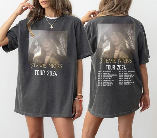 Vintage Stevie Nicks 2024 Live In Concert Shirt, Stevie Nicks Shirt