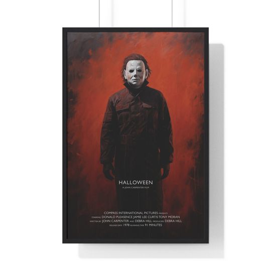 Halloween Movie Poster, Printable Wall Art