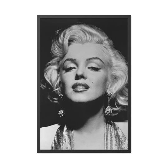 Marilyn Monroe Iconic Portrait Poster | Classic Elegance
