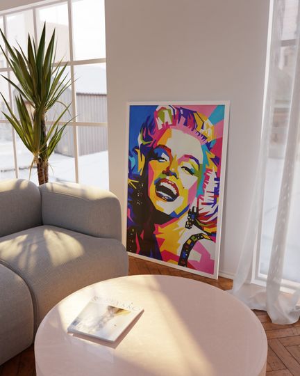 Marilyn Monroe Pop Art, Marilyn Monroe Framed Canvas