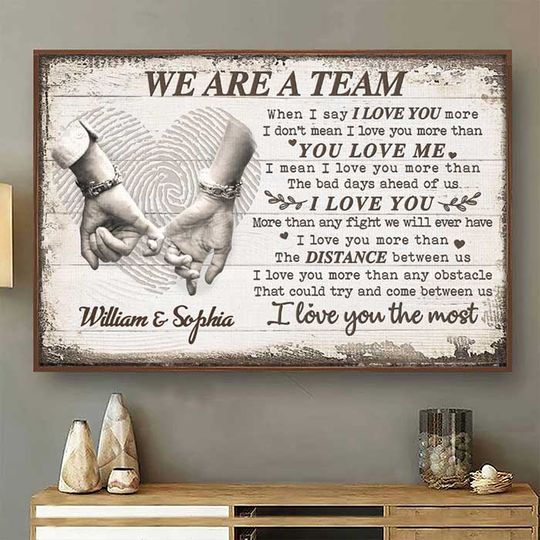 I Love You More Than Any Fight We Will Ever Have Marriaged Couples Personalized Poster