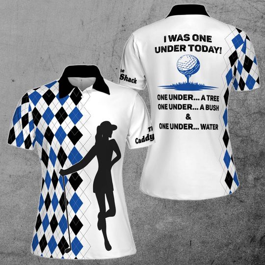 Custom I Was One Under Today One Women Polo Shirt