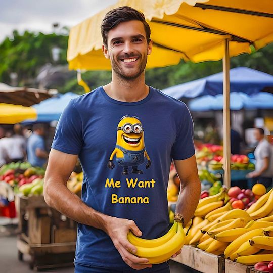 Minions Me want Banana T-shirt