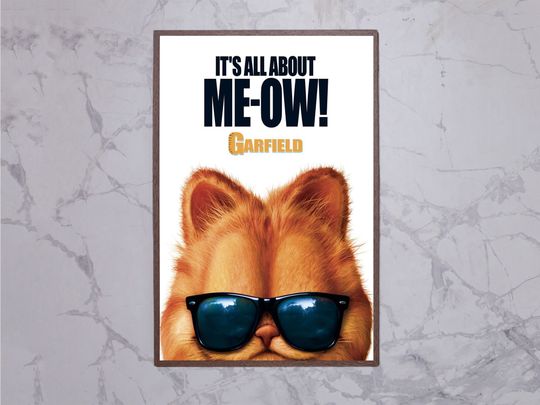 Garfield Movie Poster 2023 Film/Room Decor Wall Art/Poster Gift/Canvas prints