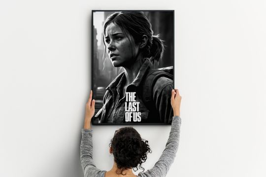 The Last Of Us, Ellie, Wall Decor Movie Poster