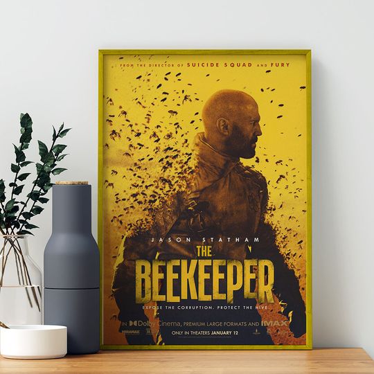 The Beekeeper Movie Poster | Vintage Retro Art Print