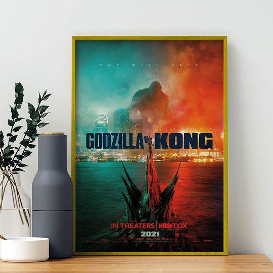 god zilla vs Kong Movie Poster -