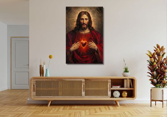 Sacred Heart of Jesus Hang Poster