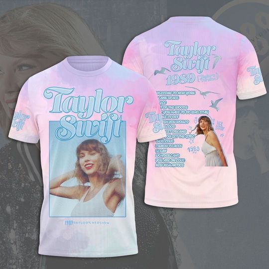 Taylor 3D T-Shirt, Taylor Version Albums 3D T-Shirt