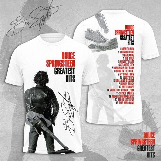 Bruce Springsteen 3D T-Shirt, E Street Band 2024 Shirt, Bruce Shirt
