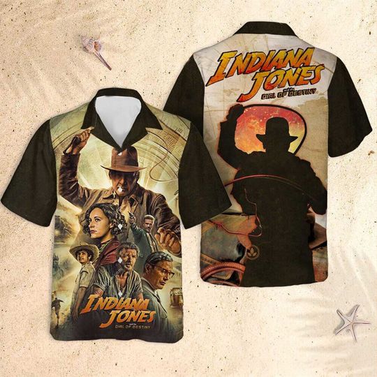 Indiana Jones And The Dial Of The Destiny Gift For Fans Hawaiian Shirt