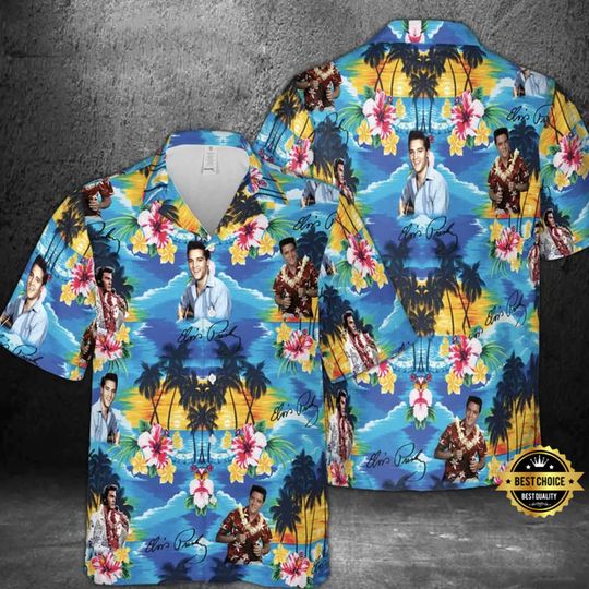 Elviss Hawaiian Shirt Summer Hawaiian Shirt