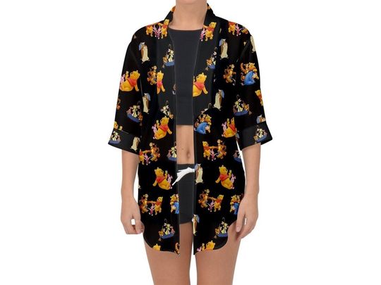 Pooh and Friends Chiffon Kimono | Disney Kimono | Disney Top | Disney Swimwear