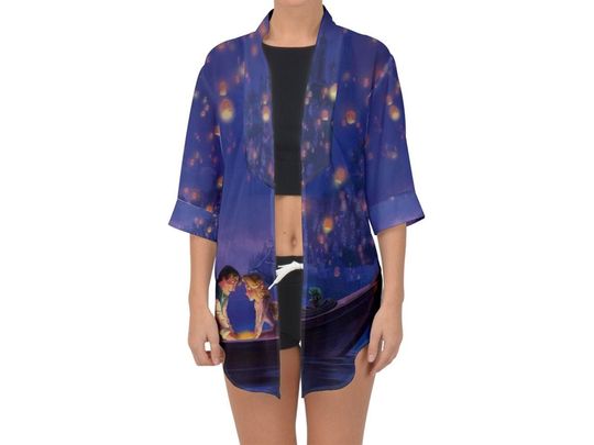 Tangled Chiffon Kimono | Disney Kimono | Disney Top | Disney Swimwear