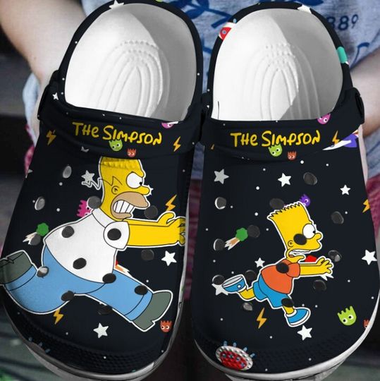 The Simpsons TV Series Shoes, The Simpsons Clogs, The Simpsons Summer Clogs