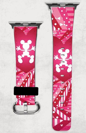 Disney Valentine's Day Mickey Mouse Watch Band