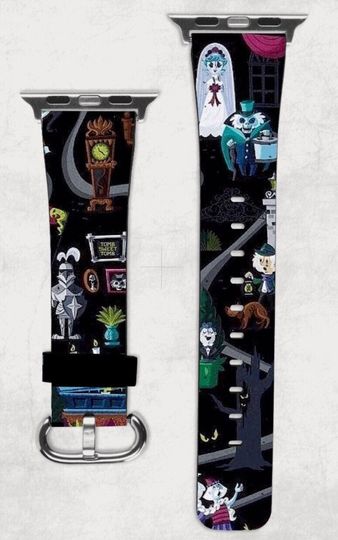 Hatbox Ghost The Haunted Mansion Disney Watch Band