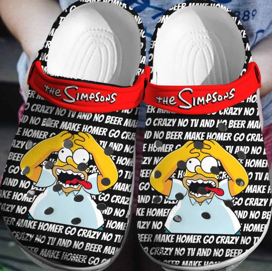 Funny The Simpsons Cartoon TV Series Clogs, The Simpsons Clogs