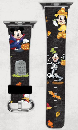 Disney Halloween Mickey and Minnie Watch Band