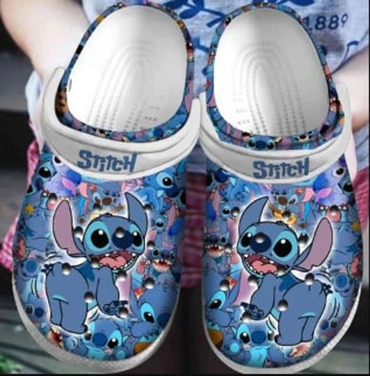 Cute Lilo and Stitch Shoes, Stitch Summer Clogs