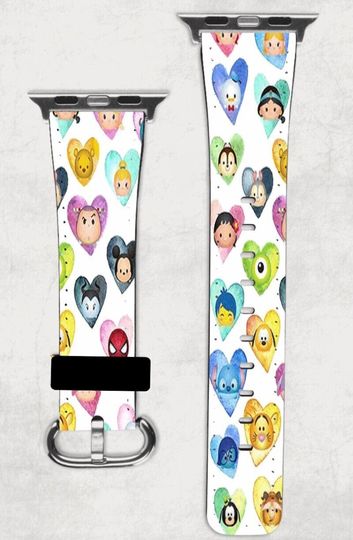 Disney Character Hearts Valentine's Day Watch Band