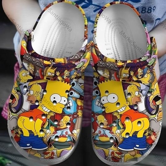 Custom Name The Simpsons TV Series Shoes, The Simpsons Sandals