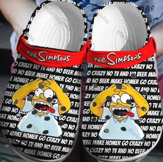 Funny The Simpsons Cartoon TV Series Shoes, The Simpsons Sandals