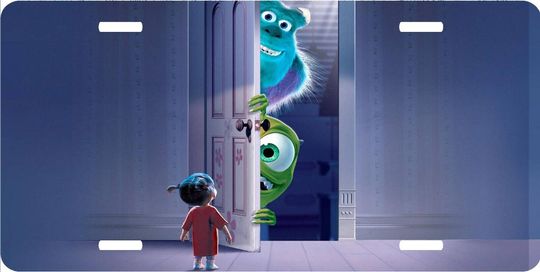 Monsters Inc - Door Open - Walt Disney License Plate