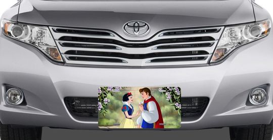 Snow White and Prince Charming - Disney License Plate