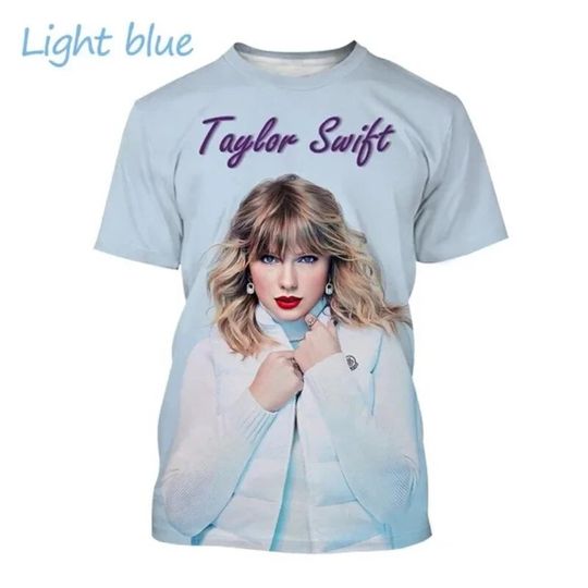 Female Singer Taylor 3D T-shirts