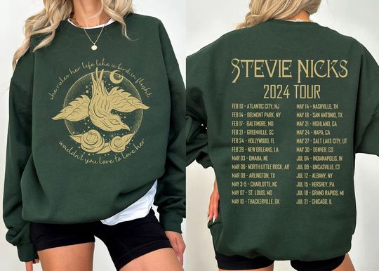 Vintage Stevie Nicks Tour 2024 Shirt, Stevie Nicks Sweatshirt