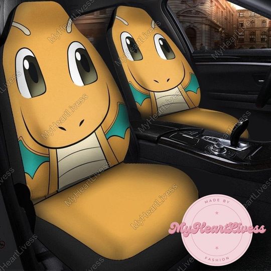 Dragonite PKM Car Seat Covers, Dragonite Car Seat Covers