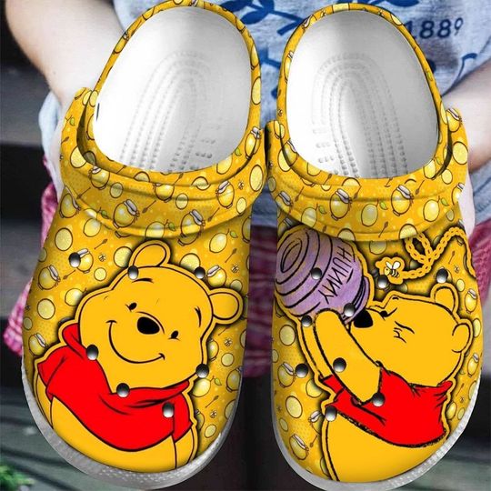 Winnie Pooh Clogs Shoes, Winnie Pooh Clog