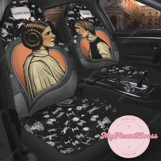 Han Solo And Leia Car Seat Covers, Star Wars Car Seat Covers