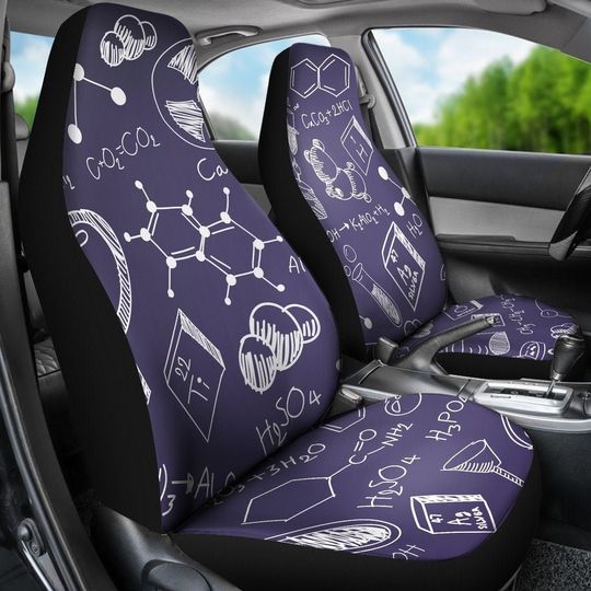 Chemistry Car Seat Covers For Vehicle | Science Seat Covers For Car For Women