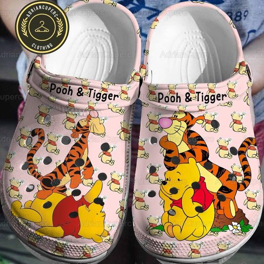 Pooh And Tigger Shoes, Pooh And Tigger Sandals, Pooh Clog
