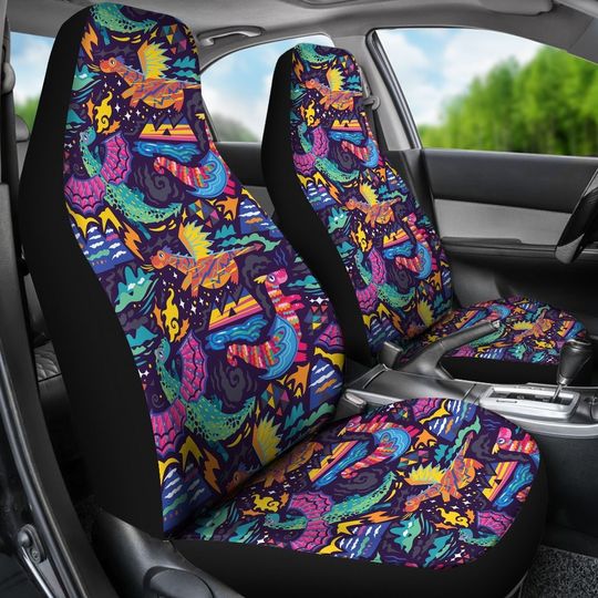 Dragon Car Seat Covers For Vehicle | Cute Dragons Seat Covers