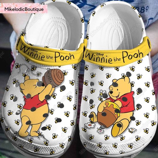 Winnie The Pooh Shoes, Winnie The Pooh Sandals, Pooh Bear Clog
