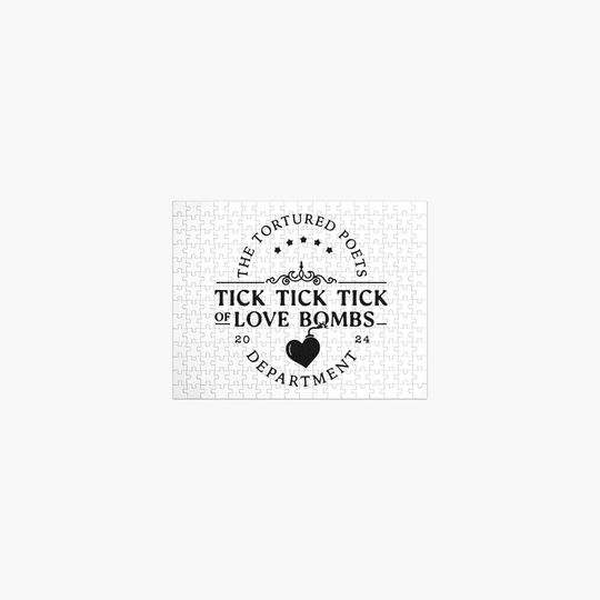 The Tick Tick Tick of Love Bombs, The Tortured Poets Department Jigsaw Puzzle