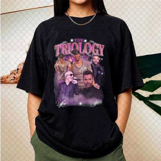 The Trilogy Tour 2024 Enrique Iglesias X Pitbull X Ricky Martin T-Shirt