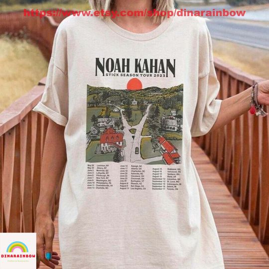 Noah Kahan 2024 Unisex Shirt, Stick Season T Shirt