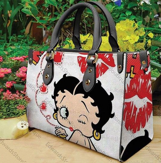 Betty Boop Leather Bag, Betty Boop Women Handbag, Betty Boop Bag