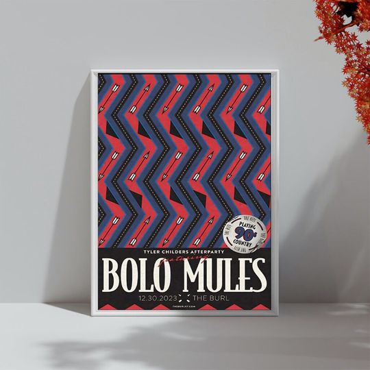 Tyler Childers Afterparty Ft Bolo Mutes The Burl  Poster
