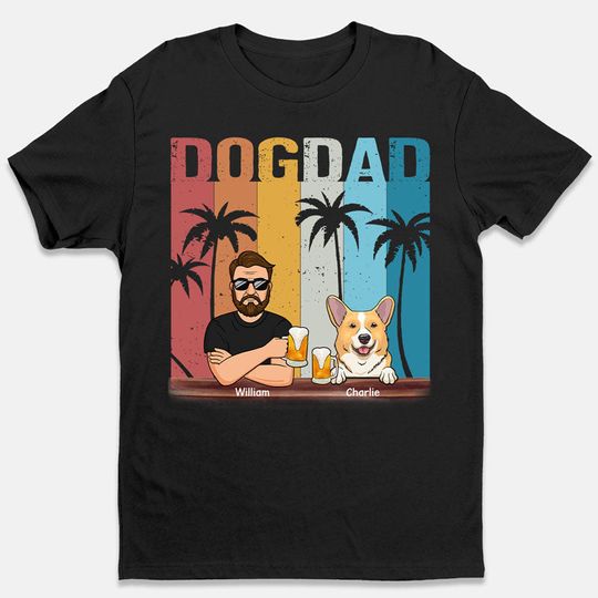 Enjoy Summer With My Mom And Dad - Dog Personalized Unisex T-shirt - Gift For Pet Lovers